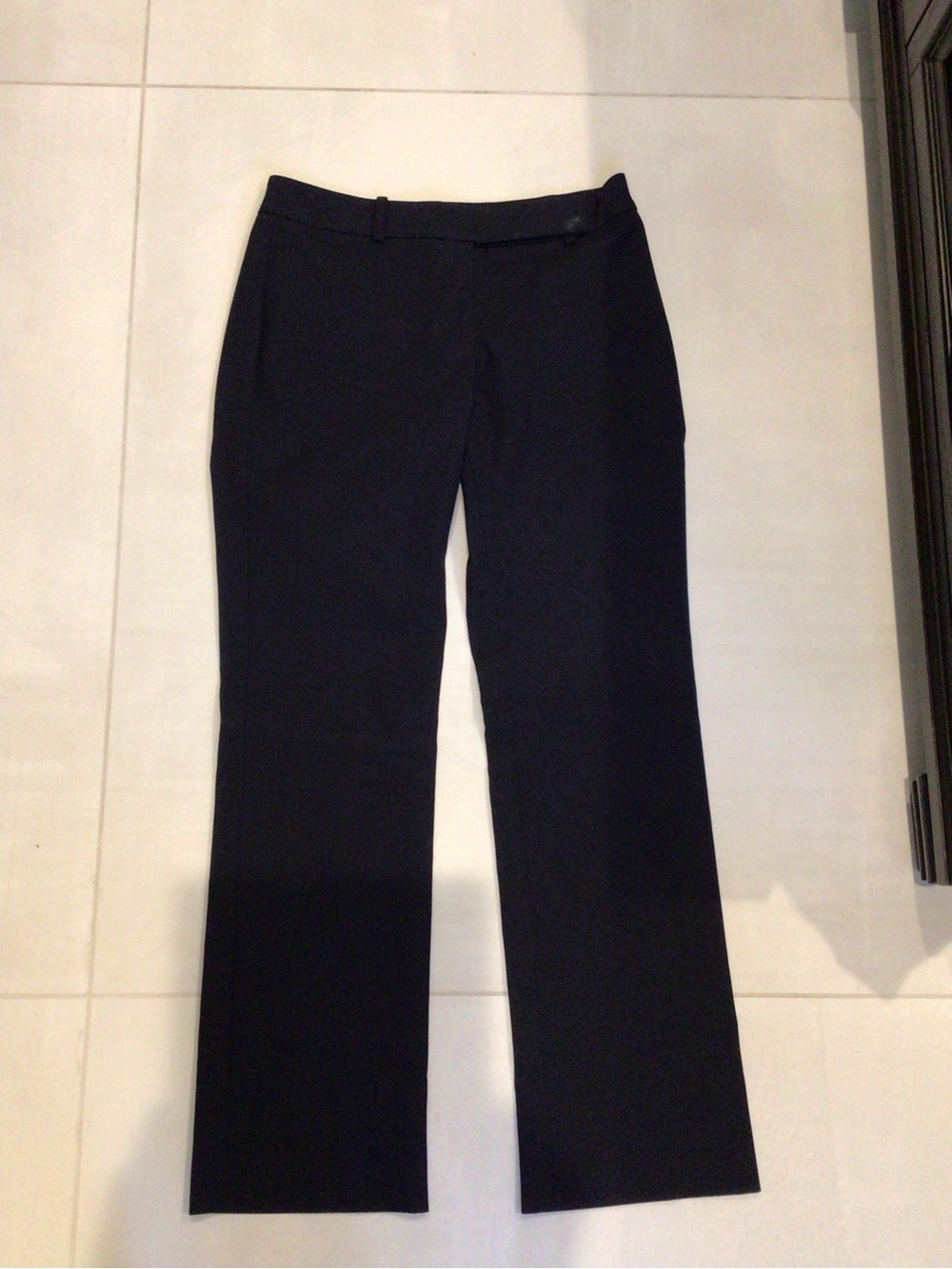 Ann Taylor Black Boot-Cut Dress Pants
